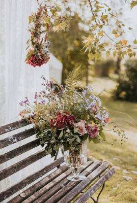 Blumenschmuck gesammelt in der Gärtnerei